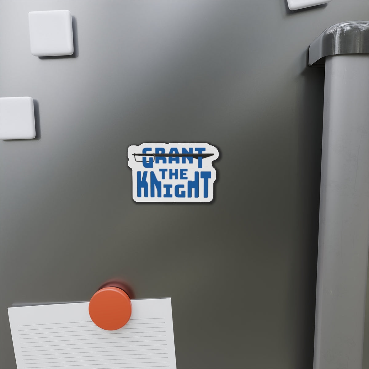 Grant the Knight - Die-Cut Magnet