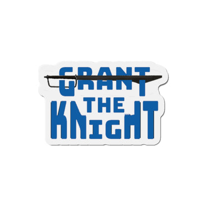 Grant the Knight - Die-Cut Magnet