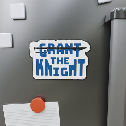 Grant the Knight - Die-Cut Magnet